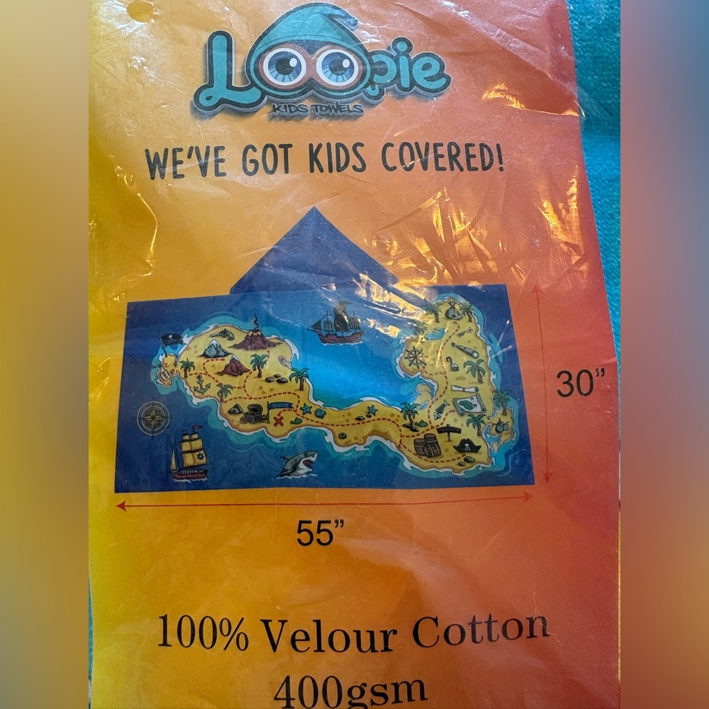 Kids' Treasure Adventure Beach Towel